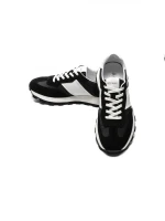 Pantofi Sport Barbati din piele naturala 68010 BLACK | STEPHANO
