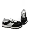 Pantofi Sport Barbati din piele naturala 68010 BLACK | STEPHANO