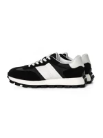 Pantofi Sport Barbati din piele naturala 68010 BLACK | STEPHANO