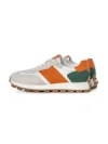 Pantofi Sport Barbati din piele naturala 68010 WHITE | STEPHANO