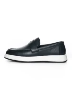 Pantofi Casual Barbati din piele naturala 10135 BLUE | FRANCO GERARDO