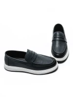 Pantofi Casual Barbati din piele naturala 10135 BLUE | FRANCO GERARDO