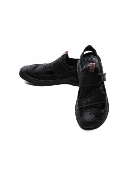 Sandale Barbati din piele naturala 2311 BLACK | MELS