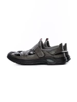 Sandale Barbati din piele naturala 2311 GREY | MELS