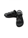 Sandale Barbati din piele naturala 95017 BLACK | MELS