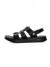 Sandale Barbati din piele naturala 95017 BLACK | MELS
