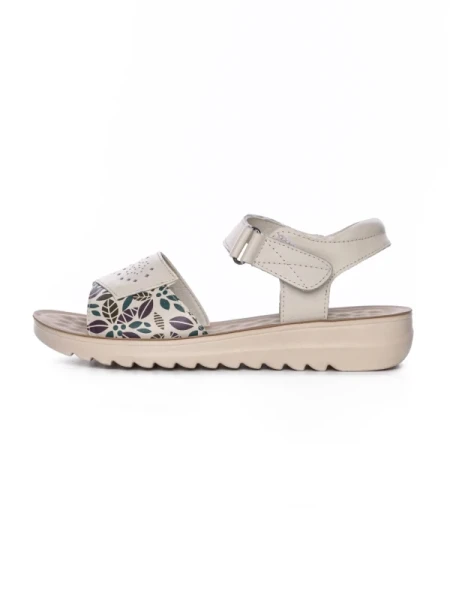 Sandale Dama din piele naturala 27-10 CREAM | FORMAZIONE