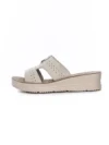 Papuci Dama din piele naturala 71-22 CREAM | FORMAZIONE