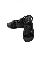 Sandale Barbati din piele naturala J24 BLACK | MELS