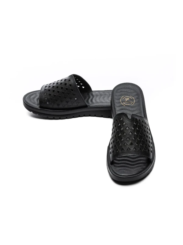 Papuci Dama din piele naturala 2609909 BLACK | FORMAZIONE