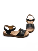 Sandale Dama din piele naturala 32237 BLACK | FORMAZIONE
