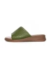 Papuci Dama din piele naturala 22102 GREEN | FORMAZIONE