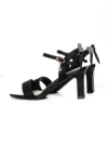 Pantofi cu toc din piele naturala 1299-5 BLACK | FORMAZIONE