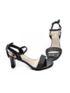 Pantofi cu toc din piele naturala 1299-5 GUN | FORMAZIONE