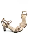 Pantofi cu toc din piele naturala 1299-5 PINK | FORMAZIONE