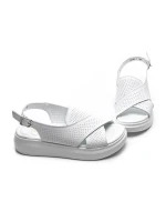 Sandale Dama din piele naturala K248-1 WHITE | FORMAZIONE