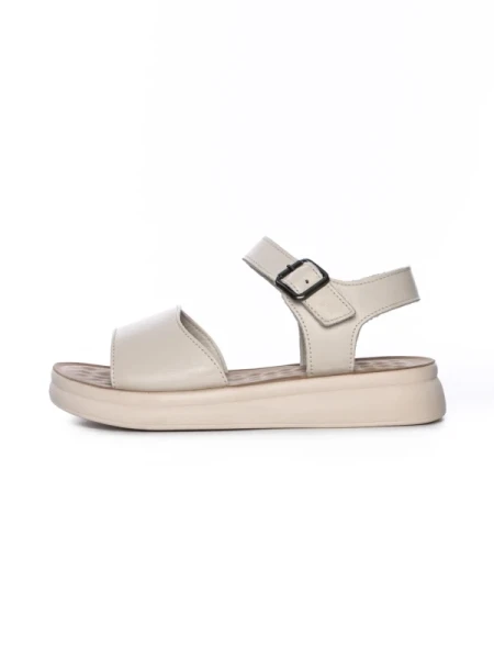 Sandale Dama din piele naturala 28-50 CREAM | FORMAZIONE