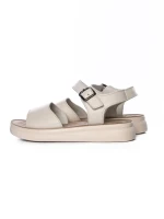 Sandale Dama din piele naturala 28-50 CREAM | FORMAZIONE