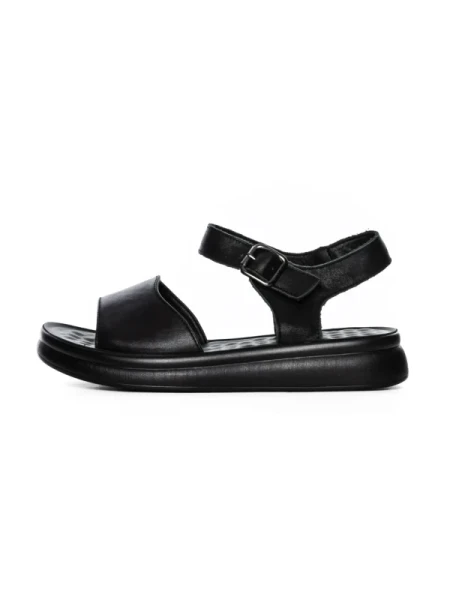 Sandale Dama din piele naturala 28-38 BLACK | FORMAZIONE