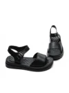 Sandale Dama din piele naturala 28-38 BLACK | FORMAZIONE