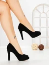 Sandale Dama cu Toc Subtire 7230N NEGRO | STEPS HIGHER
