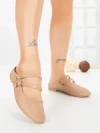 Papuci Dama cu Talpa Joasa PS888-33 KHAKI | CINK ME