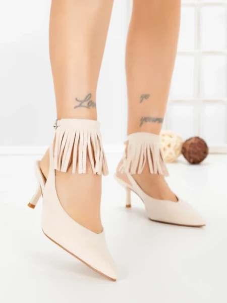 Pantofi Stiletto GH5-20 BEIGE | CINK ME