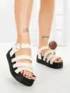 Sandale Dama cu Platforma 98-142 BEIGE | VIVIRICH
