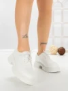 Pantofi Casual Dama 1-709 WHITE | VIVIRICH