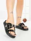 Papuci Dama cu Talpa Joasa 98-19 BLACK | VIVIRICH