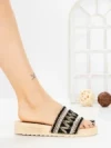 Papuci Dama cu Talpa Joasa 98-233 BLACK | VIVIRICH