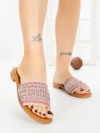 Papuci Dama cu Talpa Joasa LS9017 PINK | ABLOOM