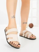 Papuci Dama cu Talpa Joasa SY1107 BEIGE | ABLOOM