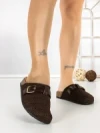 Papuci Dama cu Talpa Joasa 5LE36 BROWN | MEI