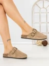 Papuci Dama cu Talpa Joasa 5LE108 KHAKI | MEI