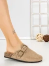 Papuci Dama cu Talpa Joasa 5LE108 KHAKI | MEI