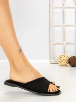 Papuci Dama cu Talpa Joasa 5LE79 BLACK | MEI