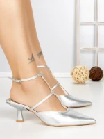Pantofi Stiletto A-3248 SILVER | BUONAROTTI