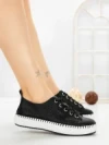 Pantofi Sport Dama AD-5240 BLACK-WHITE | BUONAROTTI