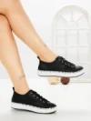 Pantofi Sport Dama AD-5240 BLACK-WHITE | BUONAROTTI