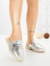 Papuci Dama cu Talpa Joasa 2301 SILVER | CM