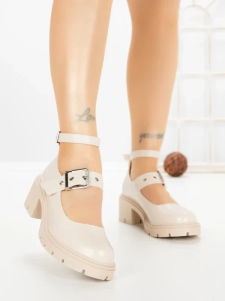 Pantofi Casual Dama 8252 BEIGE | CM