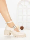 Pantofi Casual Dama 8252 BEIGE | CM