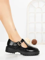 Pantofi Casual Dama 77-571 BLACK | CM