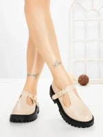 Pantofi Casual Dama 77-571 BEIGE | CM