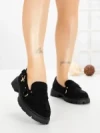Pantofi Casual Dama 77-649 BLACK | CM