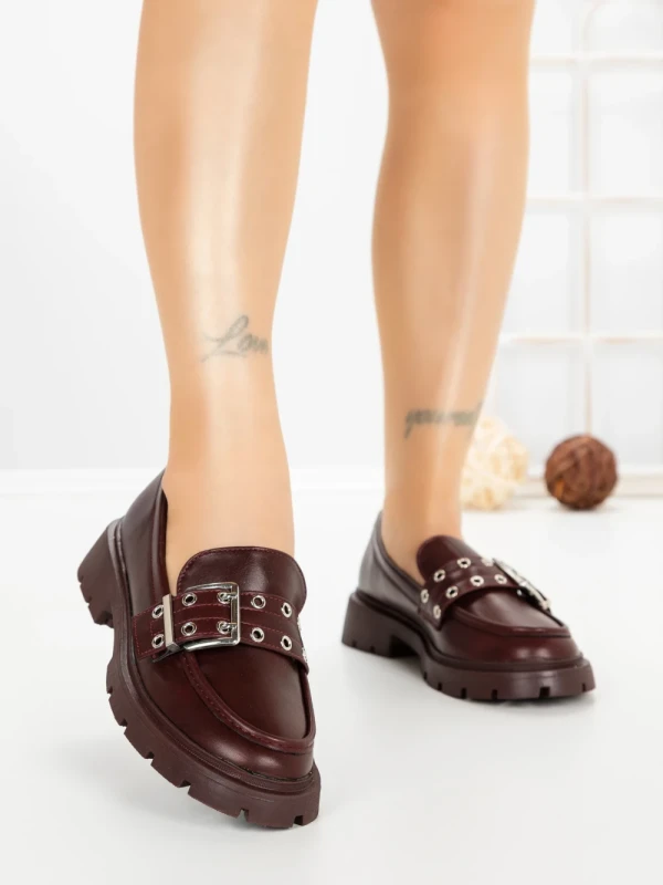 Pantofi Casual Dama 77-652 WINE | CM