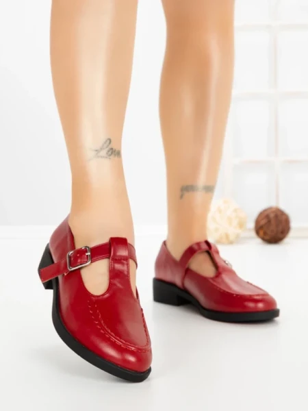 Pantofi Casual Dama 8231 BURGUNDY | CM