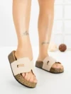 Papuci Dama cu Platforma 2023 BEIGE | GALLEVANI