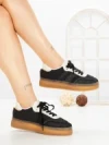 Pantofi Sport Dama cu Platforma BO-169 BLACK | GALLEVANI